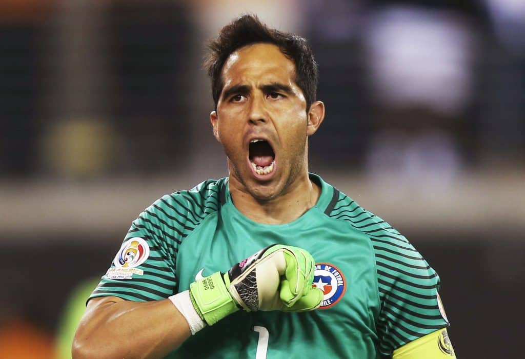 Claudio Bravo en la Copa Am&eacute;rica
