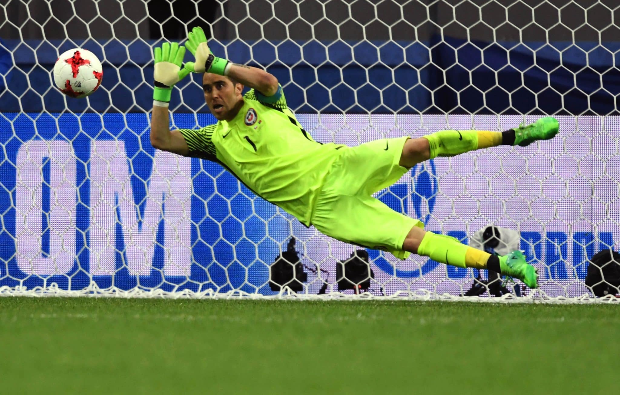 Claudio Bravo en la Copa Am&eacute;rica