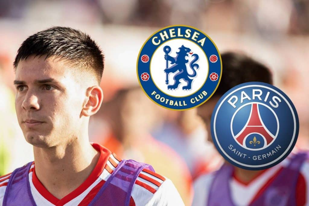 Franco Mastantuono Chelsea PSG 2024 | Cortes&iacute;a: Icon Sport