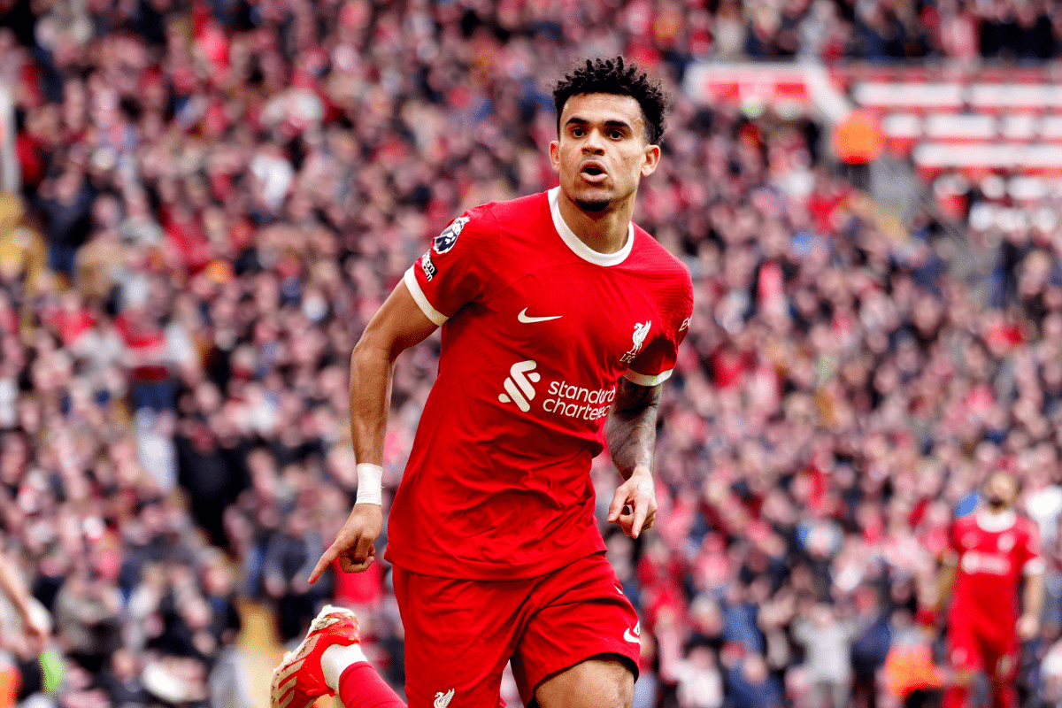 Luis D&iacute;az en el Liverpool