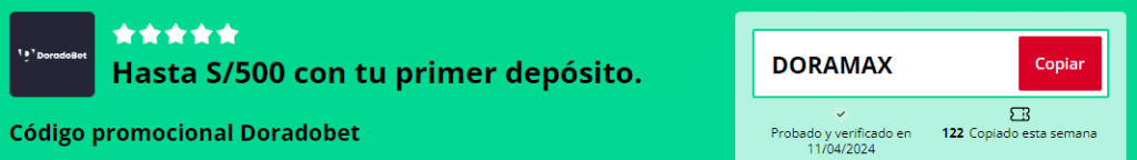 código doradobet
