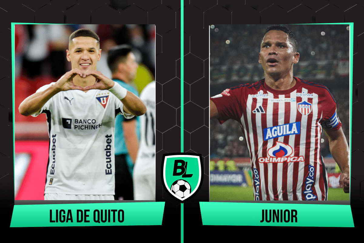 Alineaci&oacute;n de Liga de Quito vs. Junior