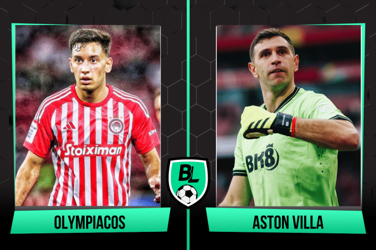 Alineaciones de Olympiacos vs. Aston Villa: previa, horario y c&oacute;mo ver EN VIVO el partido por la Semifinal Vuelta de la Conference League (9/5/24)