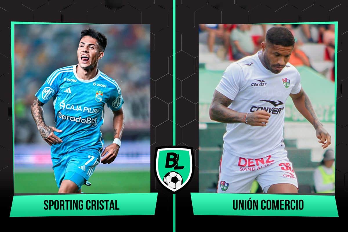 Alineaciones de Sporting Cristal vs. Unión Comercio