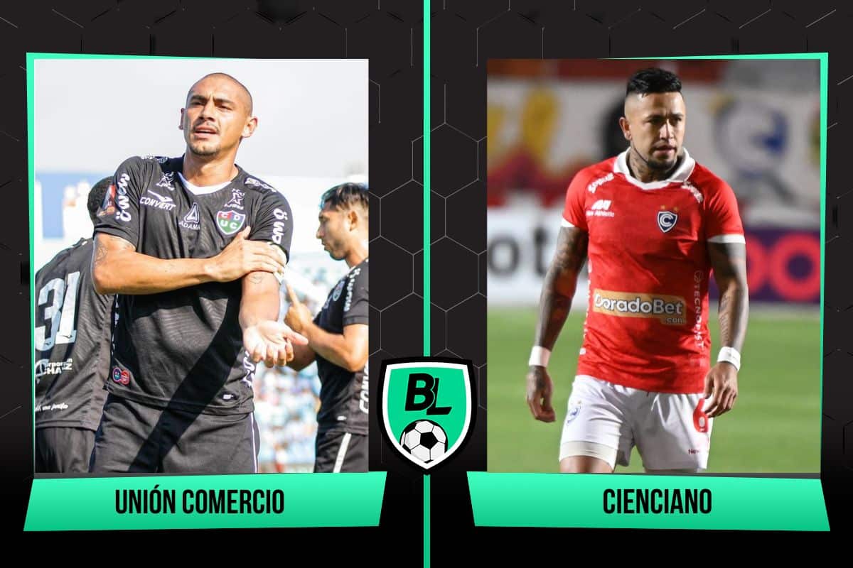 Alineaciones de Unión Comercio vs. Cienciano