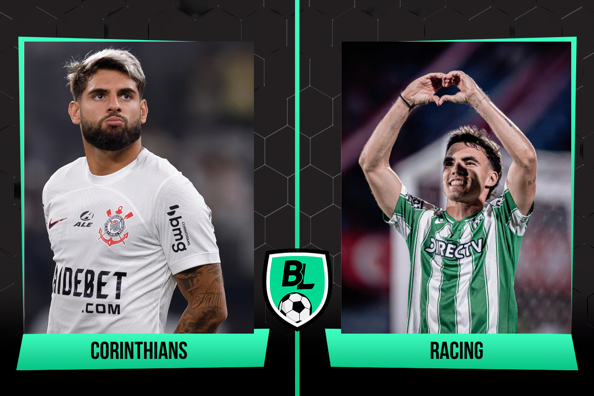 Alineaciones de Corinthians vs Racing | Creaci&oacute;n: Bal&oacute;n Latino