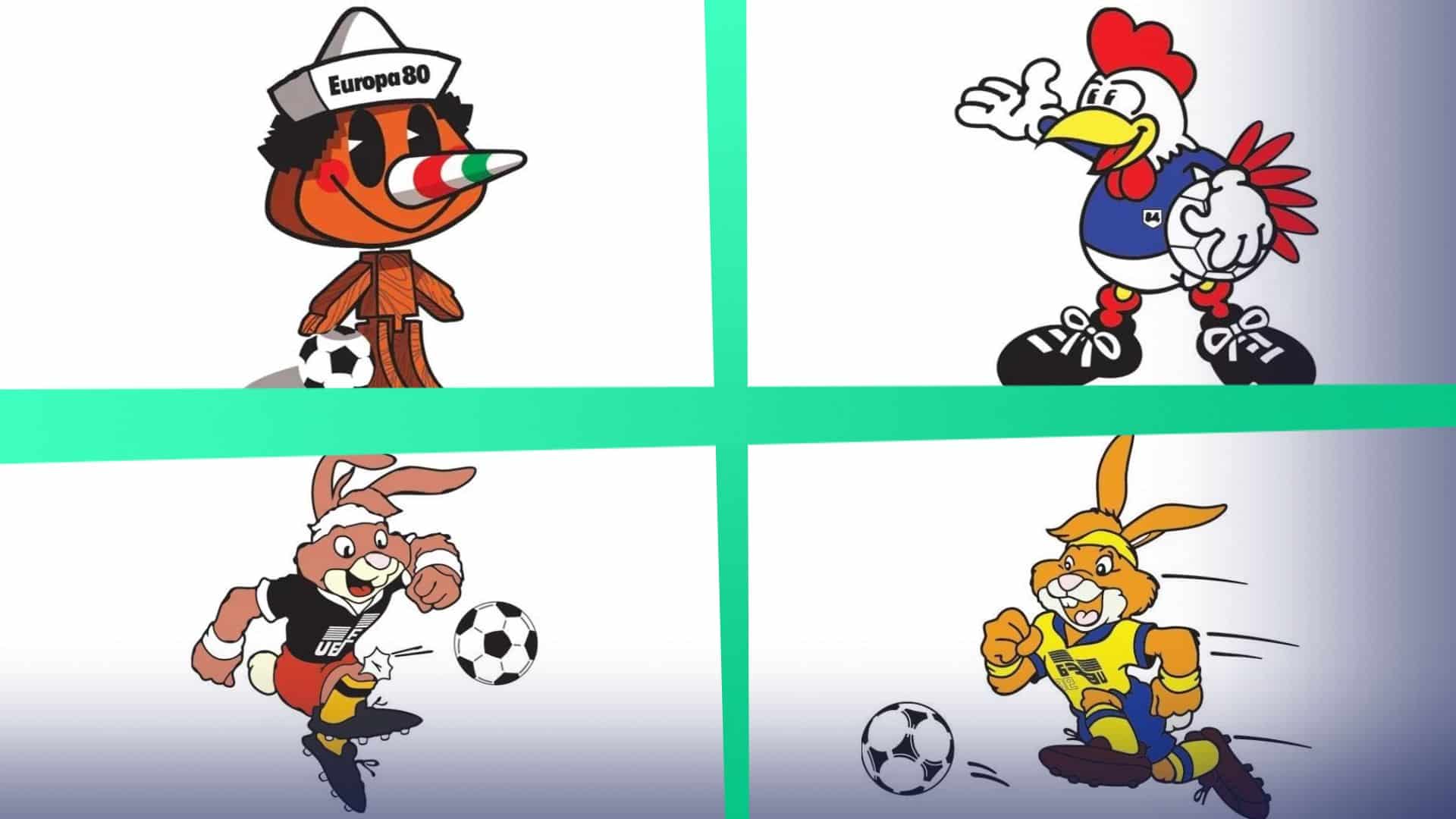 Eurocopa 2024: La evoluci&oacute;n de las mascotas