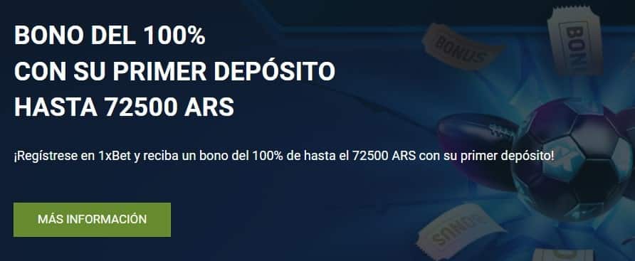 bono deportes 1xbet
