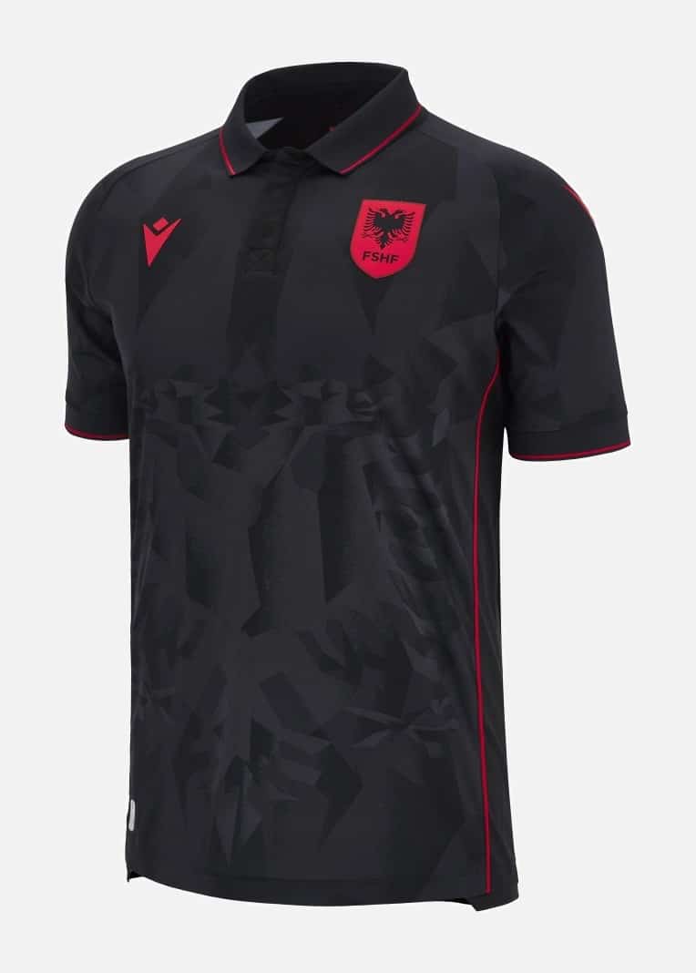 camisetas de la fase final de la Eurocopa 2024. Albania