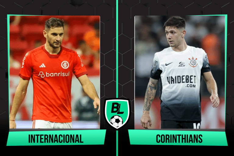 Alineaciones de Internacional vs. Corinthians: a qué hora y dónde ver EN VIVO el partido por la Jornada 10 del Brasileirao (19/6/24)