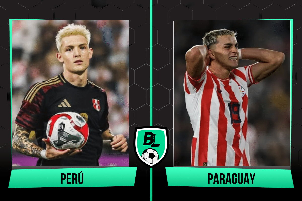 Alineaci&oacute;n de Per&uacute; vs. Paraguay