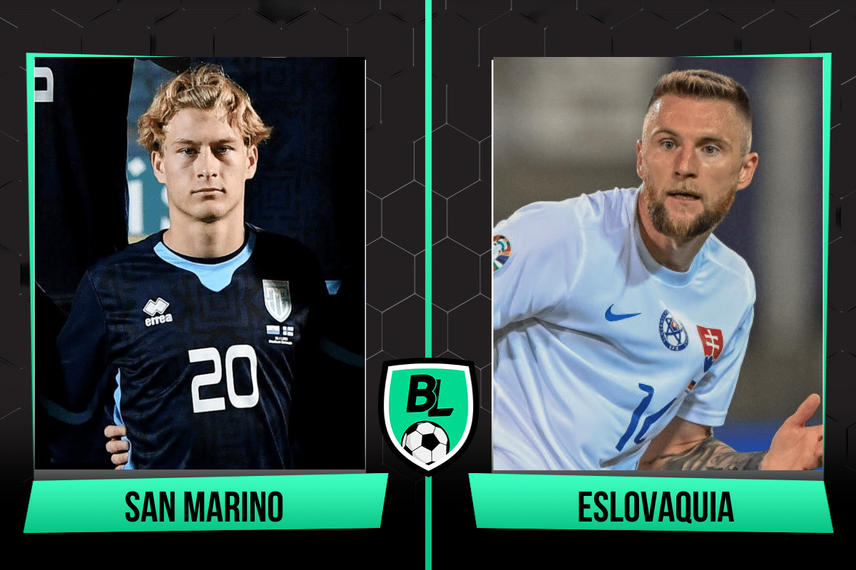 Alineaci&oacute;n de San Marino vs. Eslovaquia