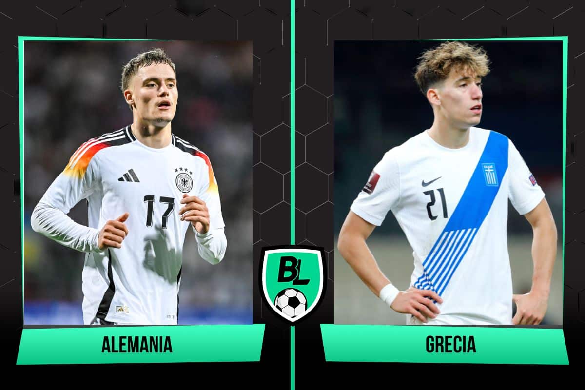 Alineaciones de Alemania vs. Grecia