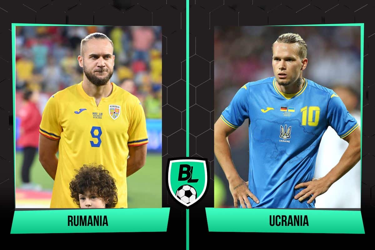 Alineaciones de Rumania vs. Ucrania