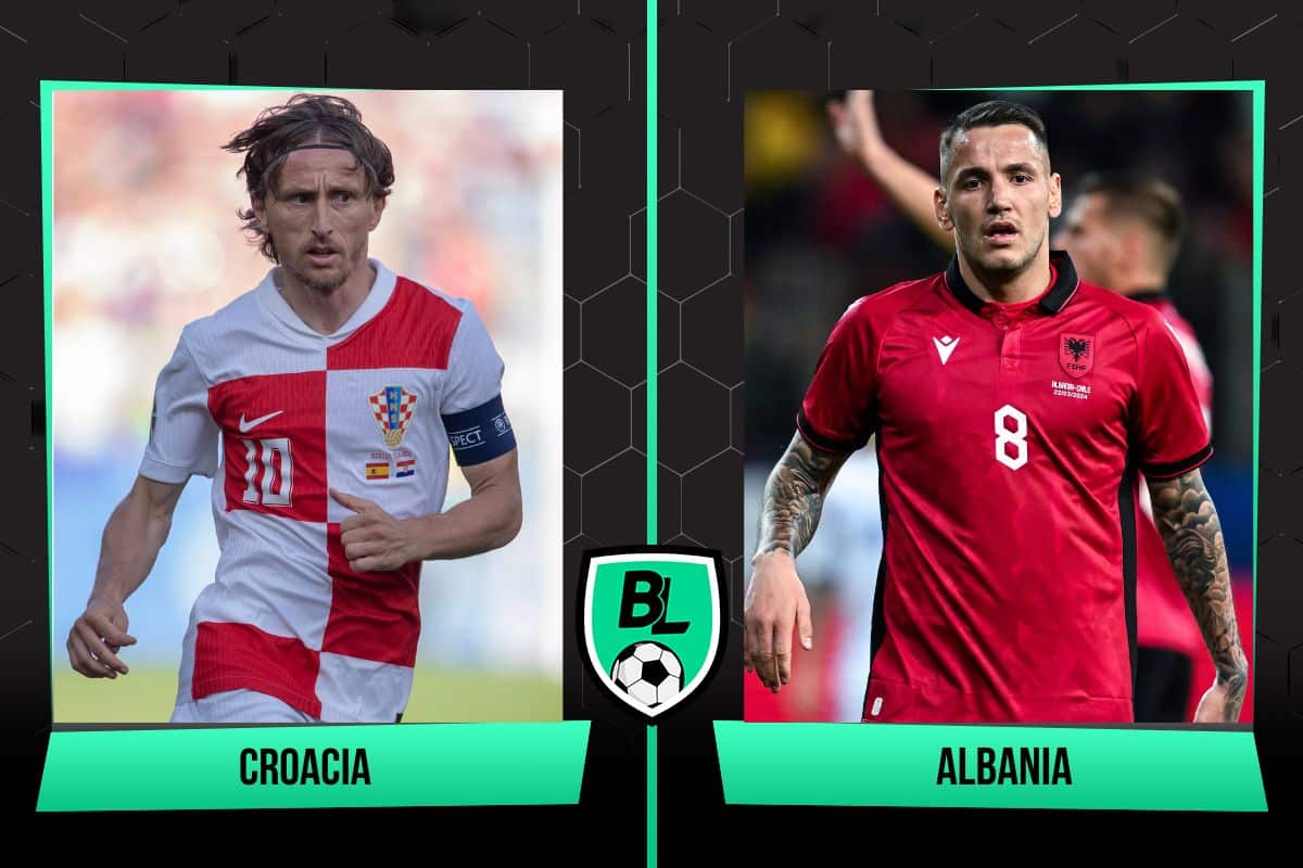 Alineaciones de Croacia vs. Albania