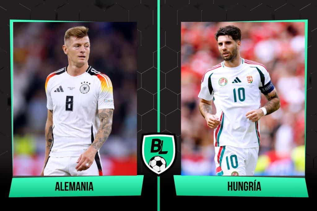 Alineaciones de Alemania vs. Hungría