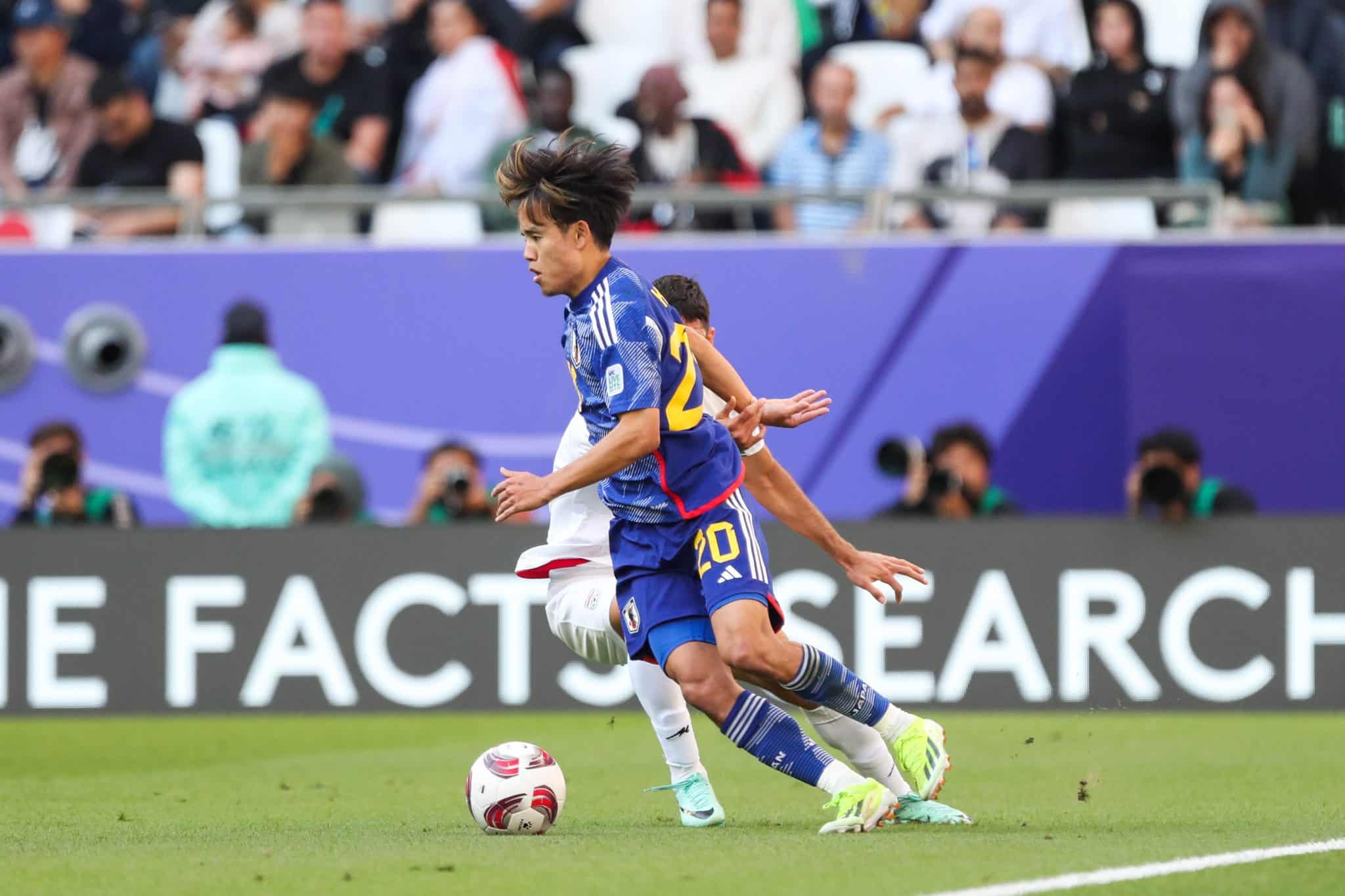 Asian Nations Cup match between Iran and Japan