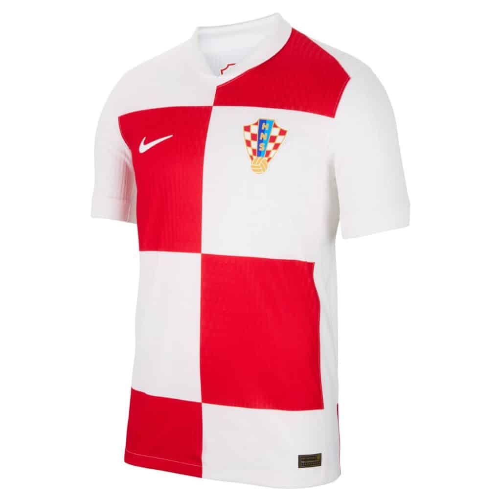 camisetas de la fase final de la Eurocopa 2024. Croacia