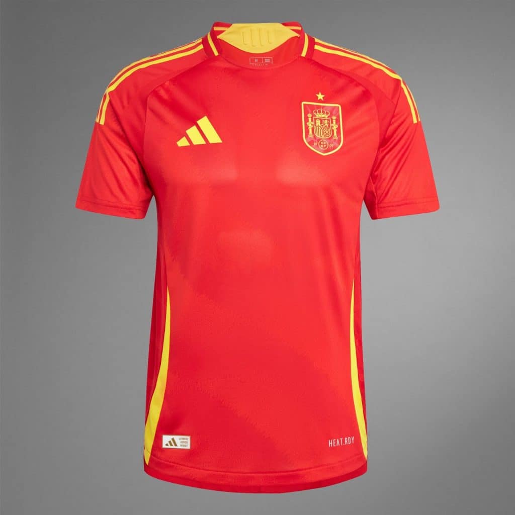 camisetas de la fase final de la Eurocopa 2024. Espa&ntilde;a