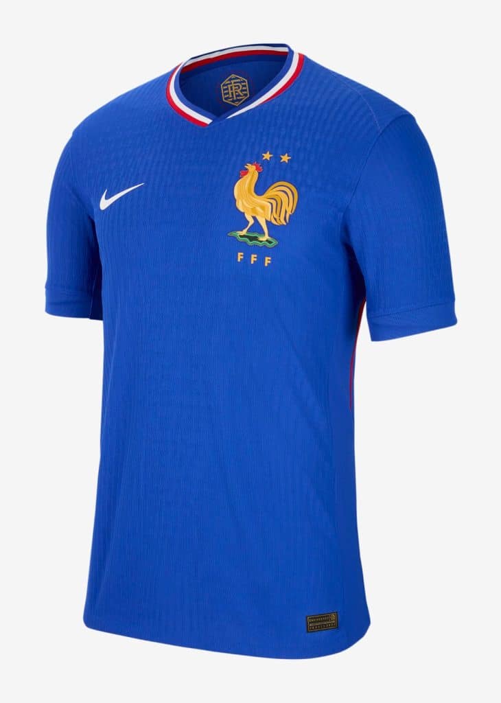 camisetas de la fase final de la Eurocopa 2024. Francia