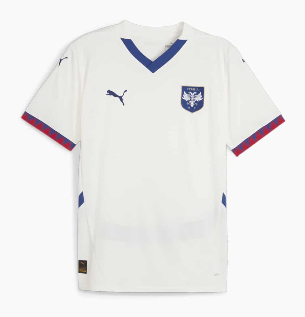camisetas de la fase final de la Eurocopa 2024. Serbia