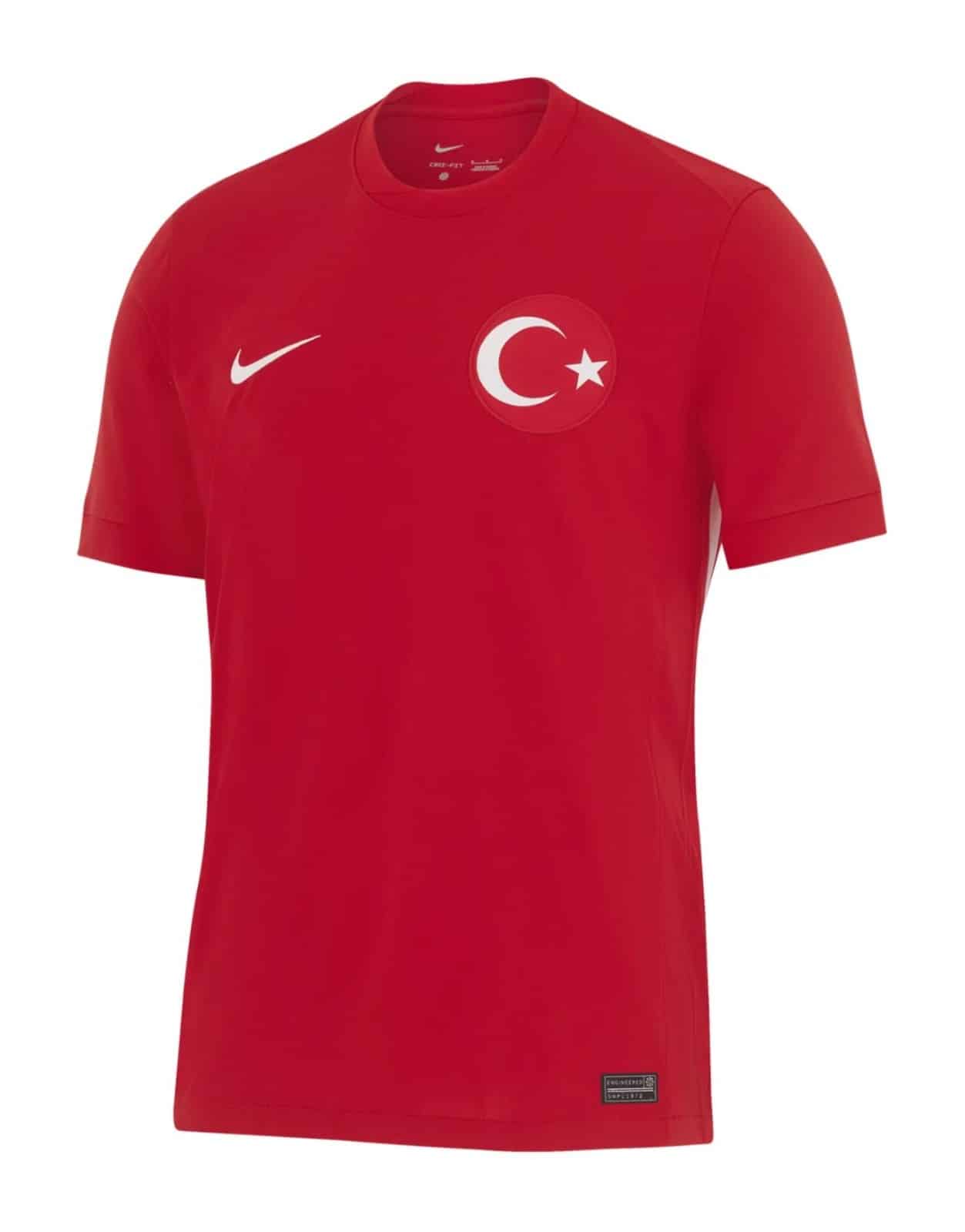 camisetas de la fase final de la Eurocopa 2024. Turqu&iacute;a