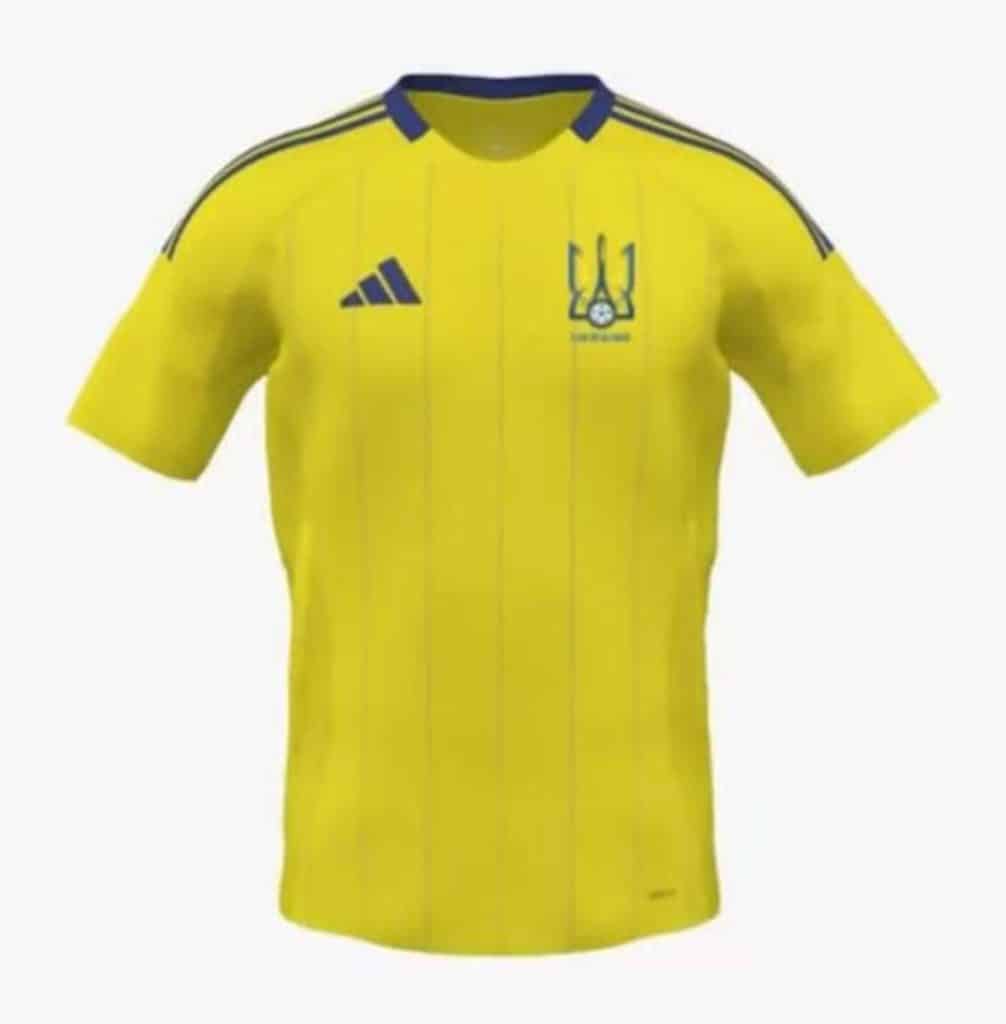 camisetas de la fase final de la Eurocopa 2024. Ucrania