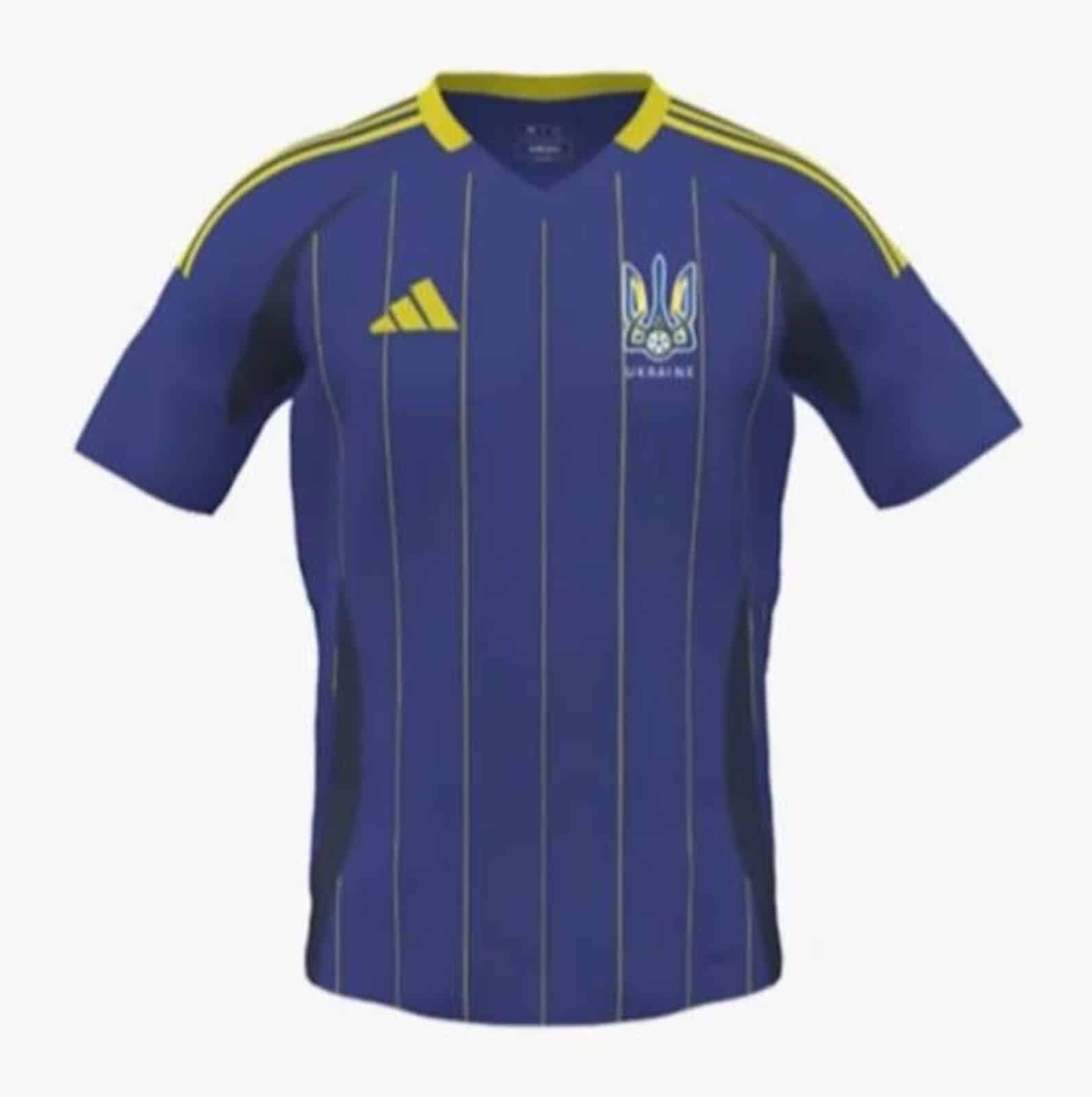 camisetas de la fase final de la Eurocopa 2024. Ucrania