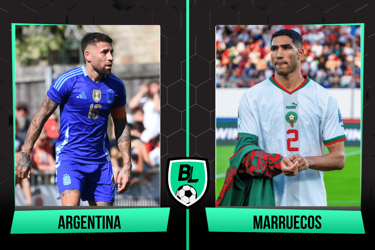 Alineaci&oacute;n de Argentina vs. Marruecos