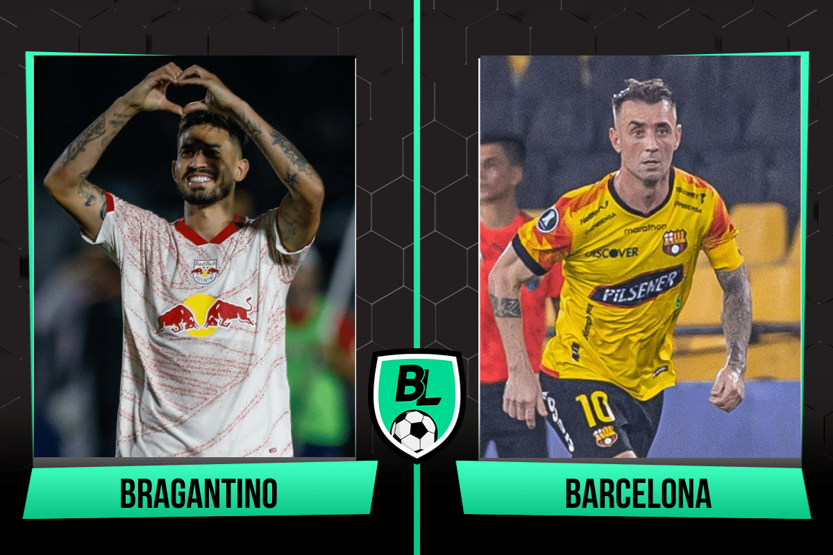 Alineaci&oacute;n de Bragantino vs. Barcelona