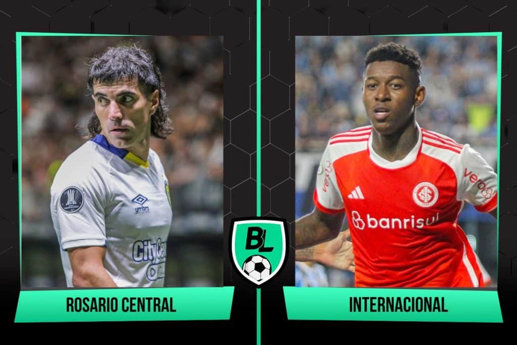 Alineaciones de Rosario Central vs. Internacional