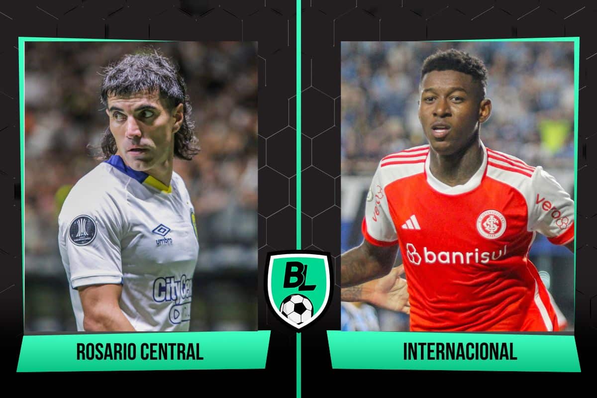 Alineaciones de Rosario Central vs. Internacional