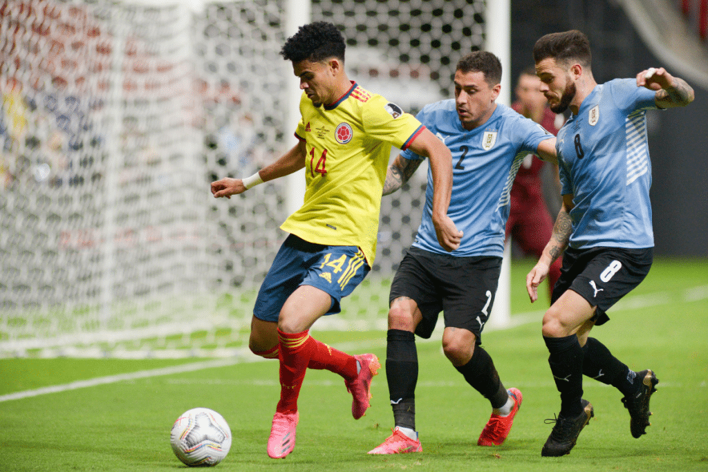 historial de Uruguay vs. Colombia