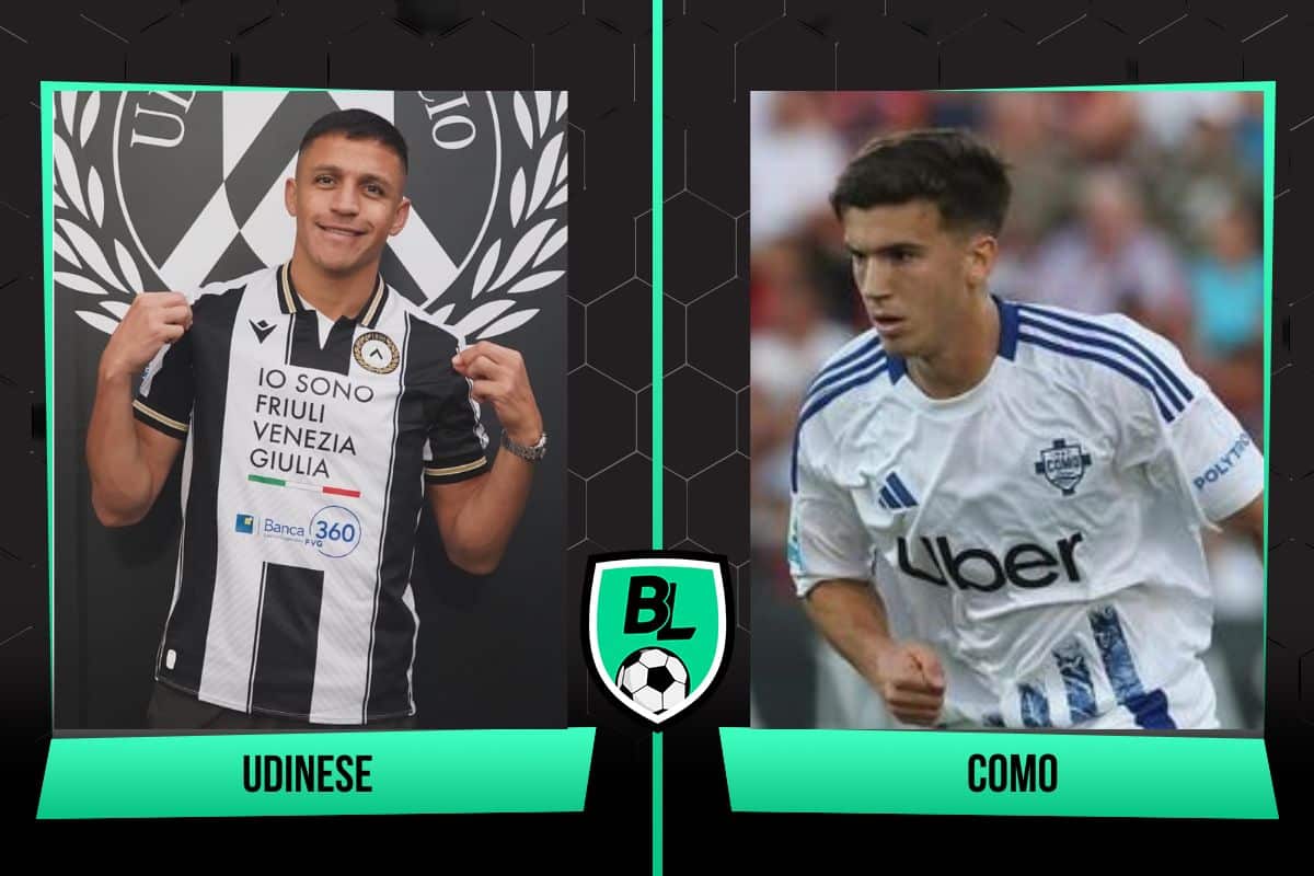 &iquest;Juega Alexis S&aacute;nchez? Alineaciones de Udinese vs. Como