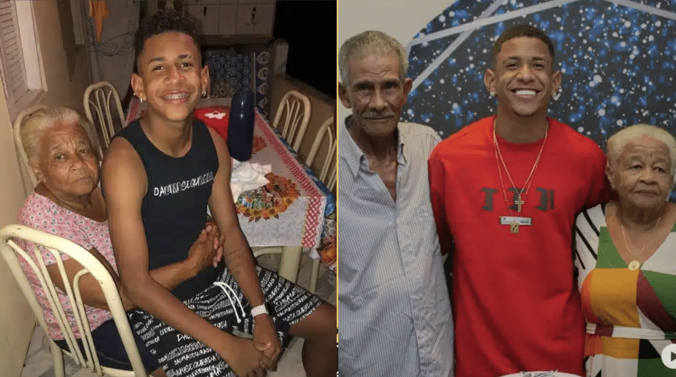 Savinho est&aacute; muy ligado a los abuelos maternos. Fotos: Colecci&oacute;n personal