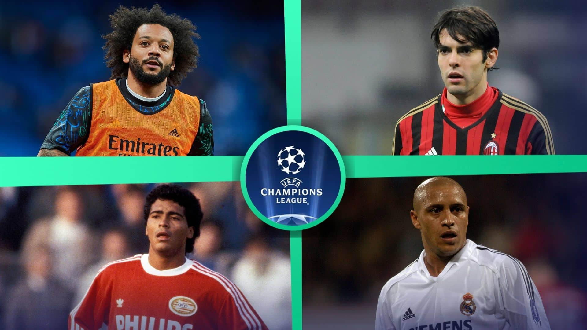 Los mejores jugadores brasile&ntilde;os en la historia de la Champions League