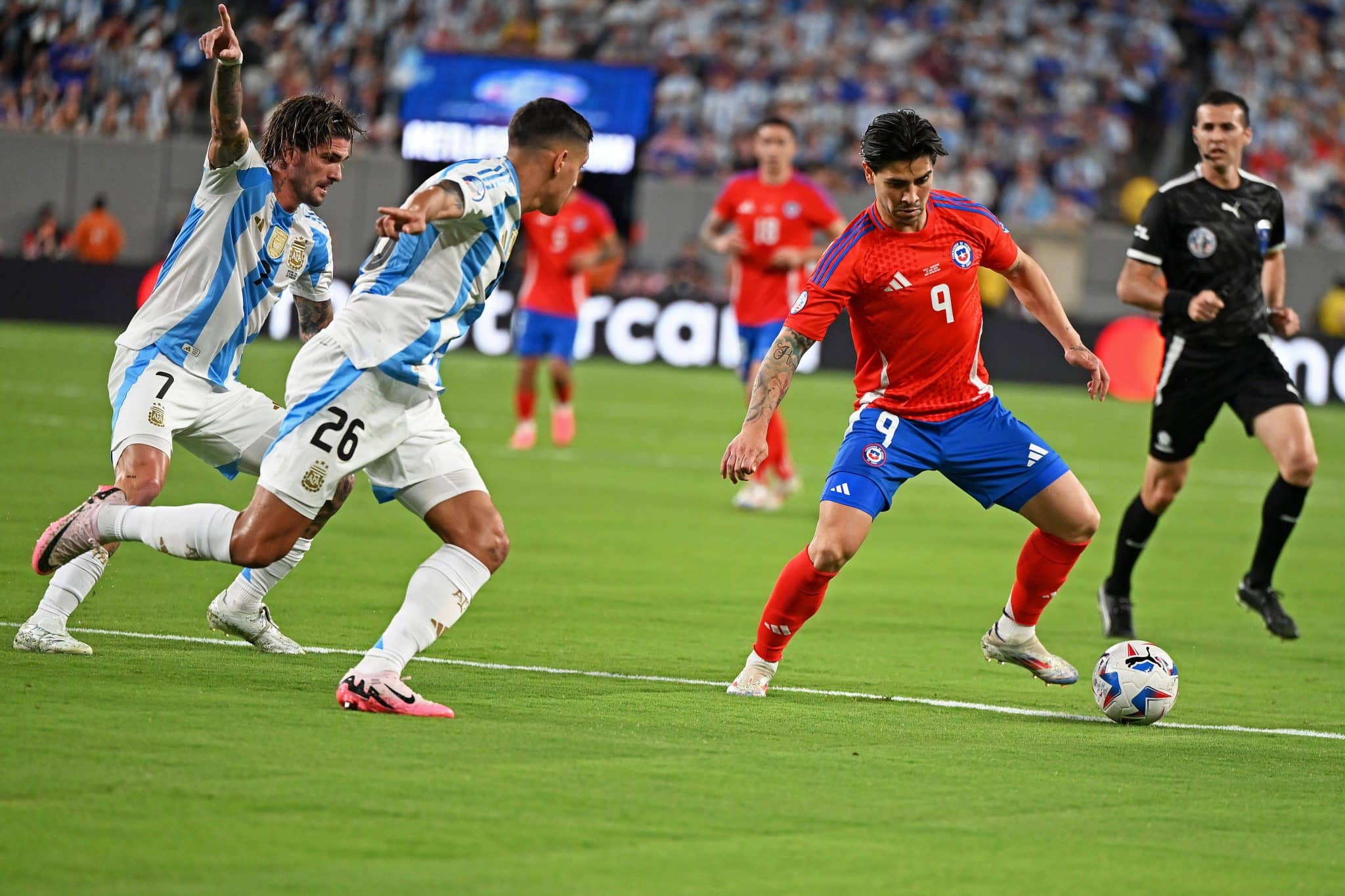 El historial entre Argentina vs Chile