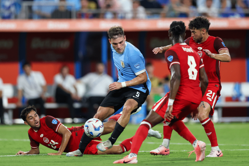 Manuel Ugarte en la Copa Am&eacute;rica 2024