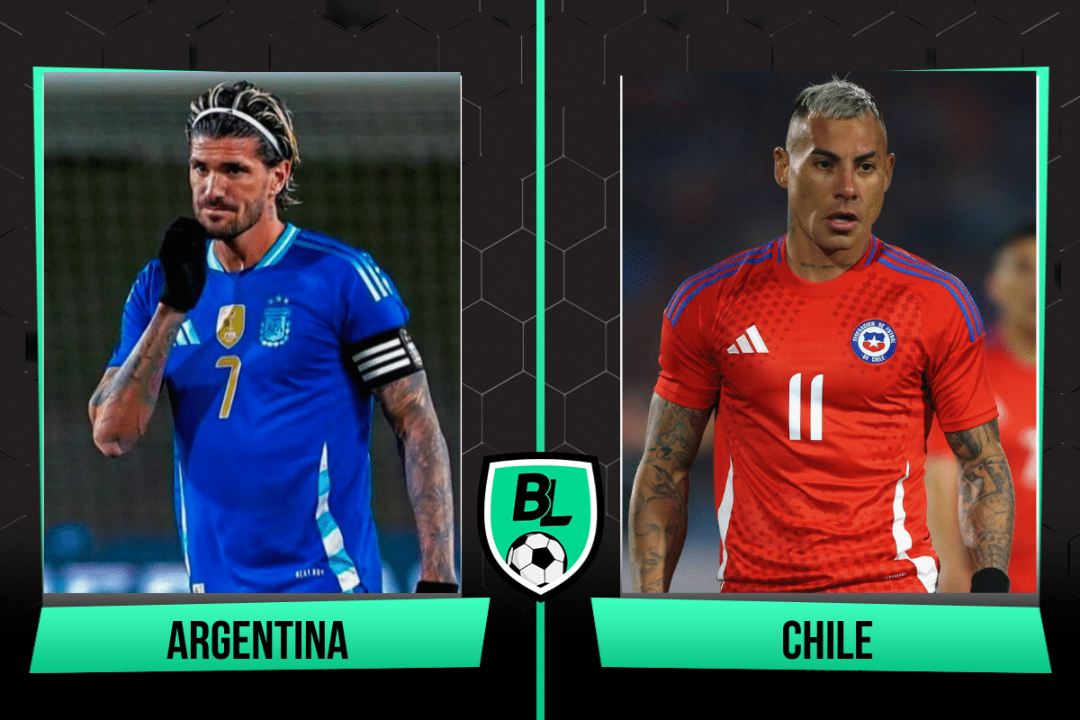 Alineaciones de Argentina vs Chile