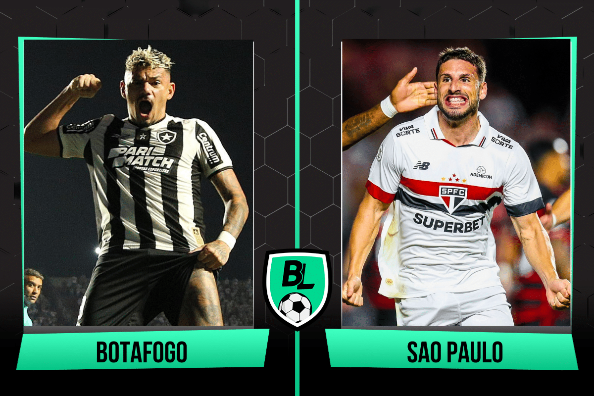 Alineaciones de Botafogo vs Sao Paulo
