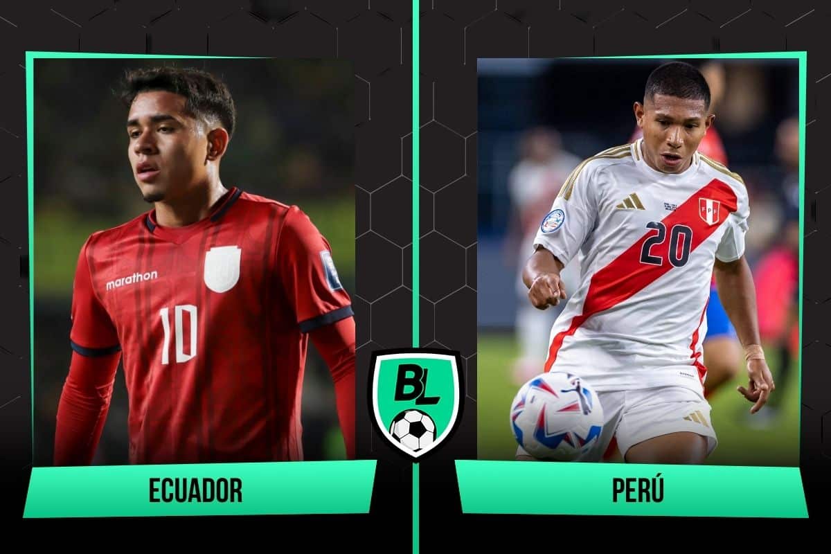 Alineaciones de Ecuador vs. Per&uacute; a qu&eacute; hora juegan y d&oacute;nde ver EN VIVO y EN DIRECTO el partido por la fecha 8 de las Eliminatorias (10-9-24)
