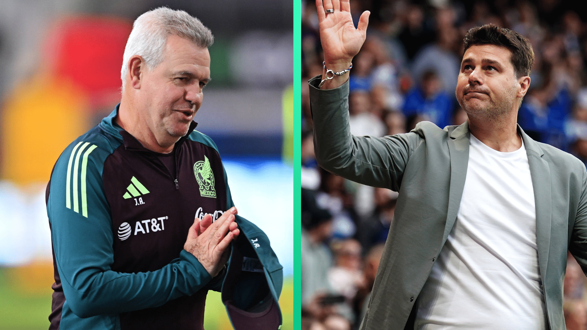 Javier Aguirre vs Mauricio Pochettino M&eacute;xico Estados Unidos 2024 | Cortes&iacute;a: IMAGO