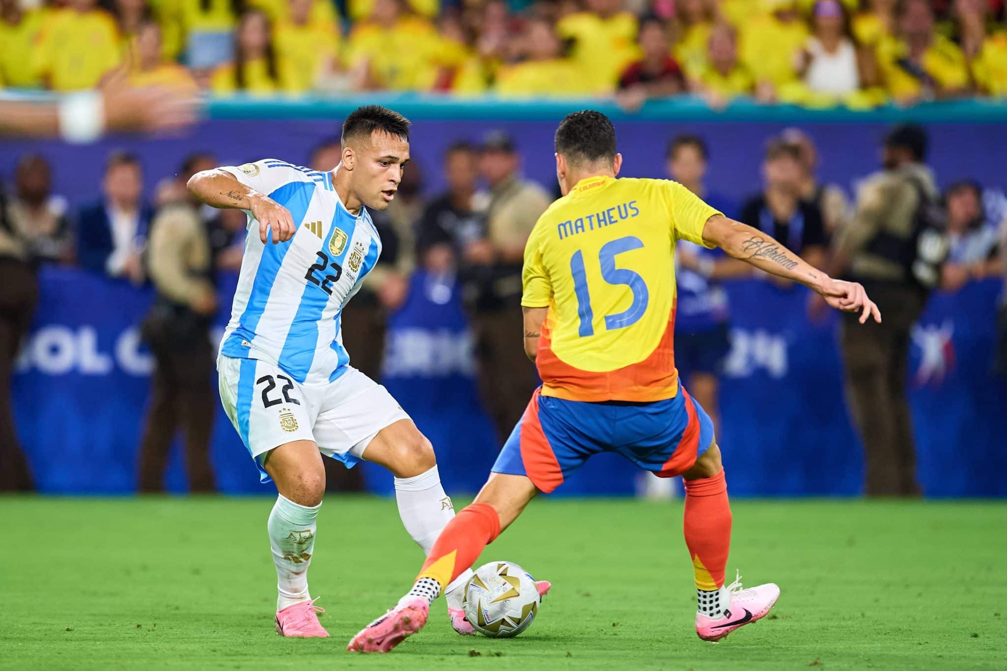 El historial de Lautaro Martínez vs Colombia