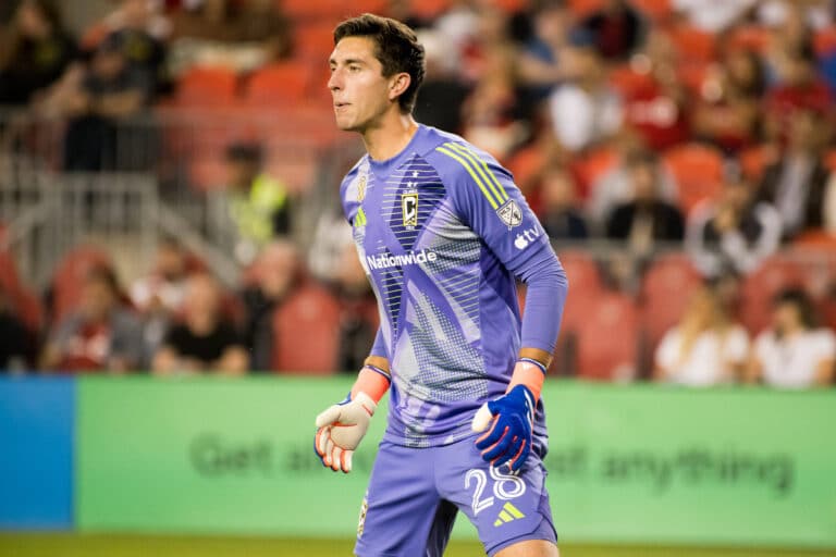 Columbus Crew vs América – Las estadísticas de Patrick Schulte en los penales: atajadas, efectividad y goles recibidos