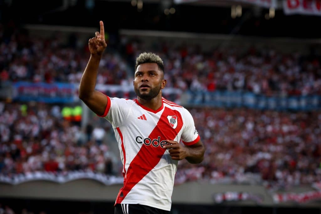 El historial de Miguel Borja contra equipos chilenos