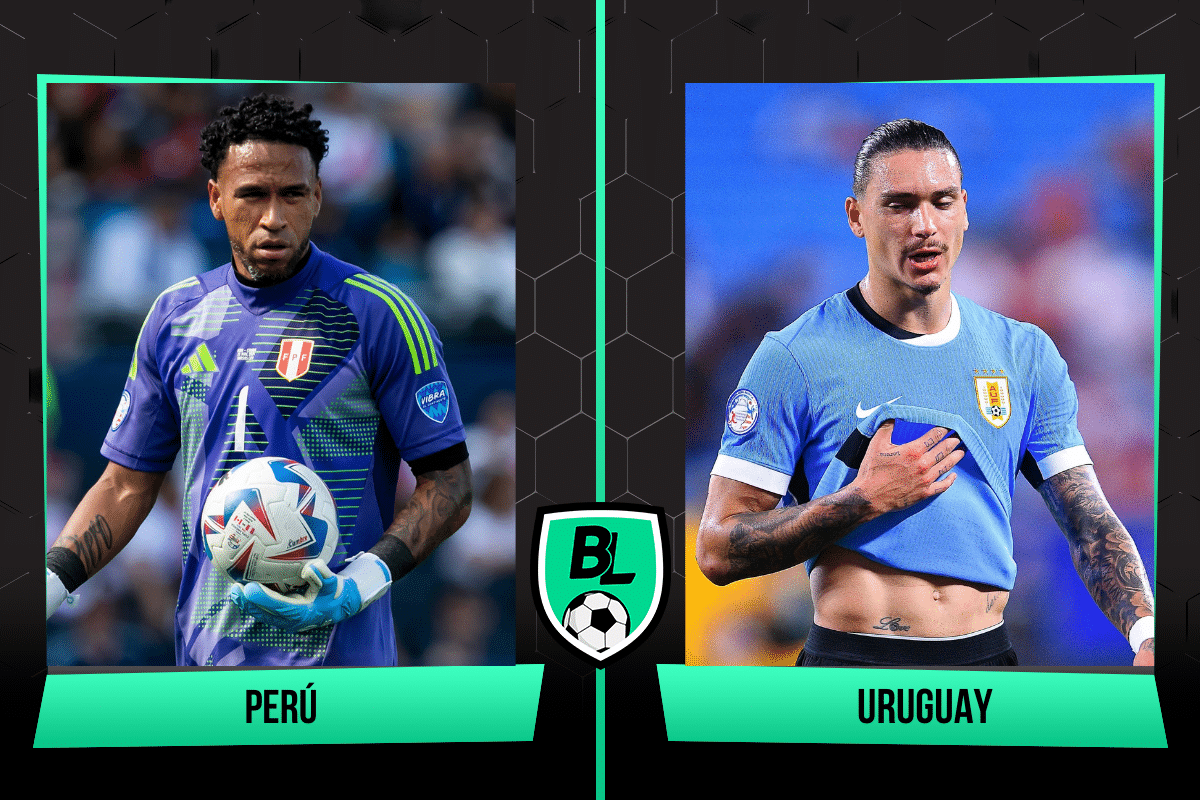 Alineaciones de Per&uacute; vs. Uruguay