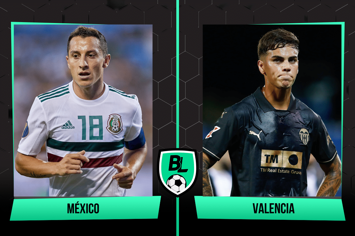 Alineaciones de M&eacute;xico vs Valencia