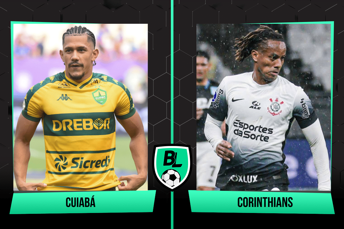 Alineaciones de Cuiab&aacute; vs. Corinthians