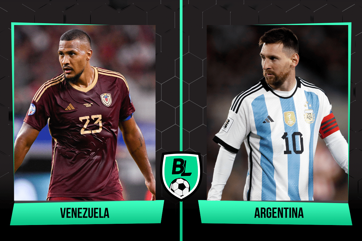 Alineaciones de Venezuela vs. Argentina