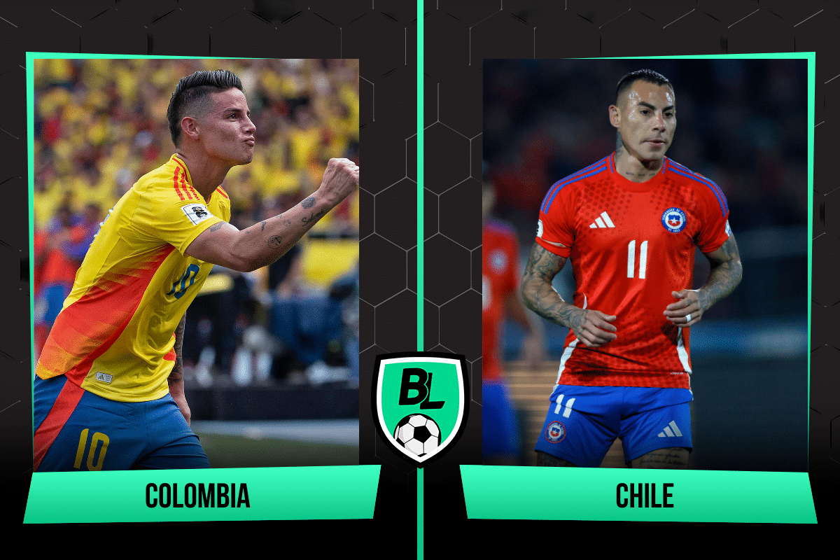 Alineaciones de Colombia vs. Chile: a qu&eacute; hora juegan y d&oacute;nde ver EN VIVO y EN DIRECTO el partido por la fecha 10 de las Eliminatorias 2026 (15/10/24)